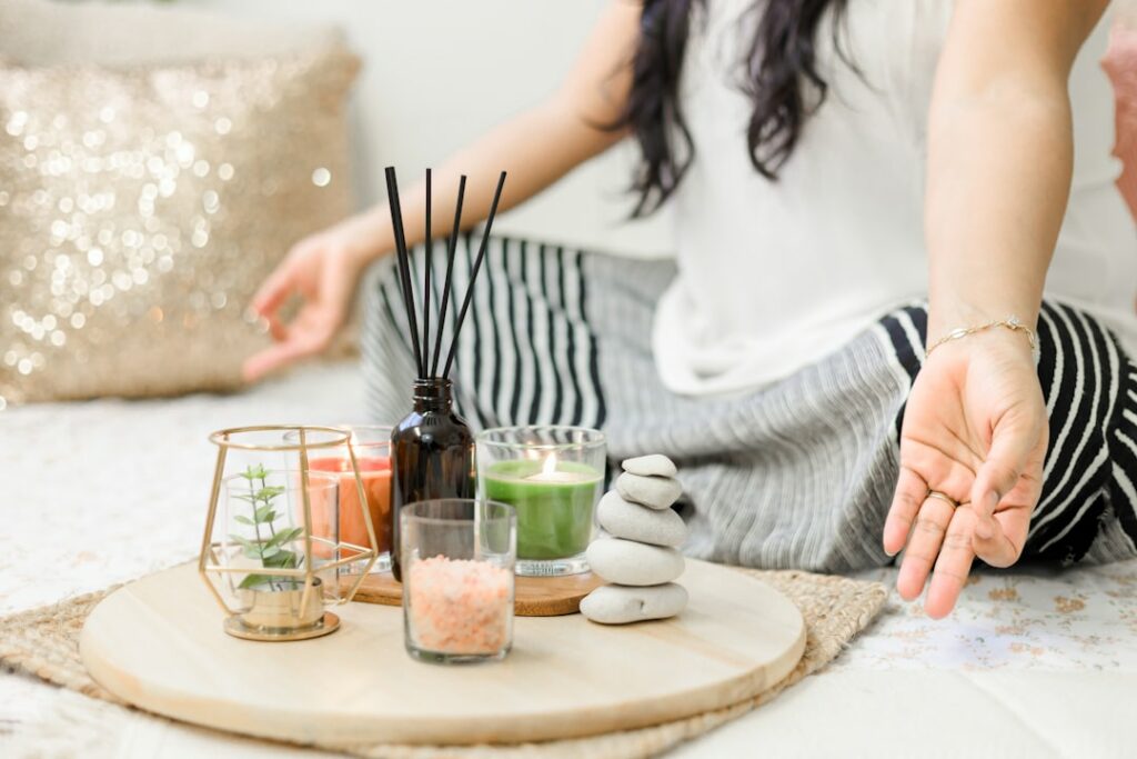 Photo meditation cushion